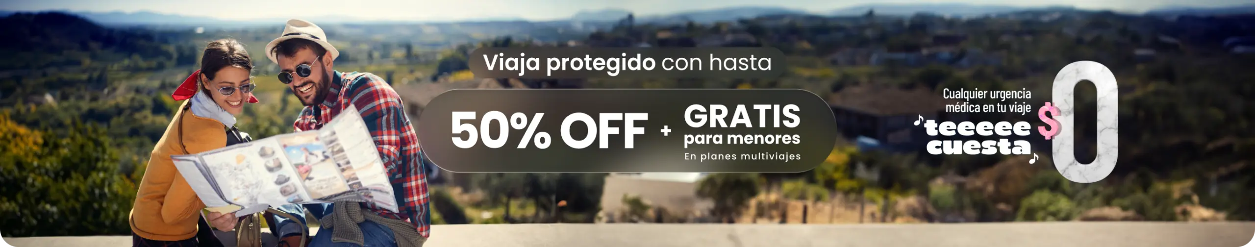 Hasta 50% OFF + gratis para menores en planes anuales